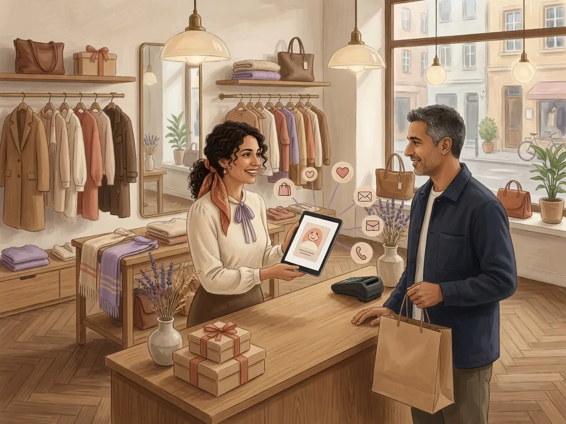One unified oneCDP customer profile gathering CRM, store, loyalty and messaging
